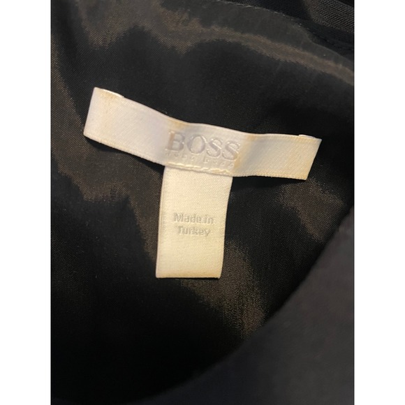 BOSS Hugo Boss Dicaila Black Sleeveless Sheath Dress Career Office Professional‎ - Picture 4 of 7